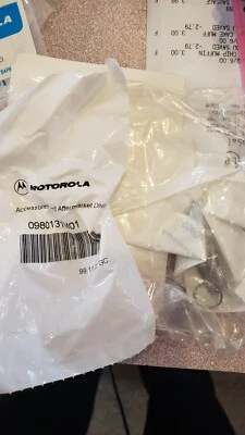 NOS OEM Lot of 2 Motorola radio Mini UHF Coax Connector Jack Kit # 0980131m01
