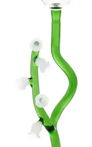 [Moda Domus] Lily of the Valley Set-of-Two Glass Candlesticks
