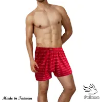 在飛比找Yahoo奇摩購物中心優惠-男內褲 Paloma台灣製吸濕排汗平口褲 紅腳踏車花