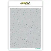 Honey Bee Scattered Stars A2 Cover Plate Honey Cuts Die