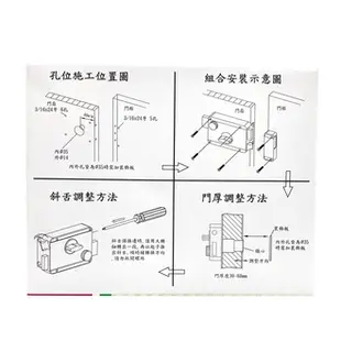 白鐵無拉板四段鎖 門鎖  專利超強防橇防夾防撥型  強棒牌 中古2手