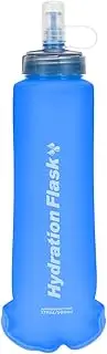 TRIWONDER Soft Flask Collapsible Running Vest Water Bottle 500ml Folding Water Pouch for Marathon Cycling Hiking (Blue - 1 Pcs)