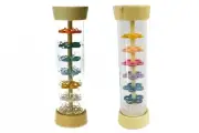Kaper Kidz - CALM & BREEZY WOODEN RAINMAKER PACK OF 12 KIDS WOODEN MUSICAL TOY