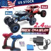 4WD RC Monster Truck Off-Road 1/18 Vehicle 2.4Ghz Remote Control Crawler Car Toy