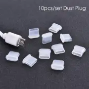 10X Type-C Dust Plug USB Charging Port Protector Silicone Cover for Smart Ph_ro