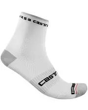 Castelli Rosso Corsa Pro 9 Socks White