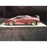 HECO 1/43 LAMBORGHINI DIABLO SE 94 JOTA 樹脂車模，日本帶回，漆面好，無爆窗，成色