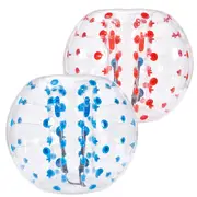 Inflatable Bumper Balls 2-Pack, 5FT/1.5M Body Sumo Zorb Balls for Teen & Adult, 0.8mm Thick PVC Human Hamster Bubble Balls for Outdoor Team Gaming Play, Bumper Bopper Toys for Garden, Yard,