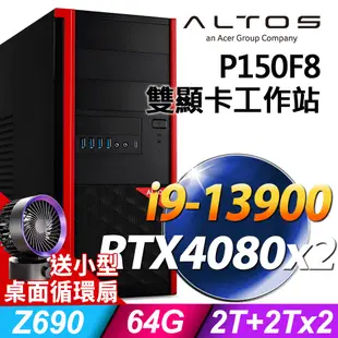 (商用)ACER P150F8 (i9-13900/64G/2TBX2+2TB SSD/RTX4080_16G X2/W11P)