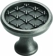 [Amerock] BP26121WN Patterns Knob French Provincial, Weathered Nickel, 1-3/8-Inch Diameter