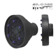 Move Universal retractable black silicone diffuser