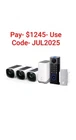 Eufy Security Solar Cam 3 4K- 3 Pack & Video Doorbell Lock Bundle S330-Brand New