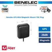 Benelec GPS Mini Magnetic Mount with TNC Plug for Car Navigation