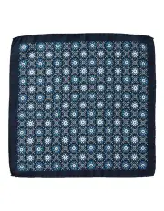[Dom Bagnato] Cerchio Foulard Silk Pochette in Blue