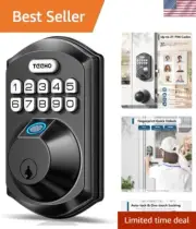 Fingerprint Door Lock - Keyless Entry Door Lock - Electronic Keypad Deadbolt ...