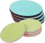 KITANDOVE Portable Bowling Pad Set 8pcs Sponge Sandpaper Sheets for Bowling Ball Polishing Practical