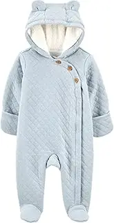 [Carter's] Baby Girls' Newborn-9M Hooded Quilted Pram Sleep & Play