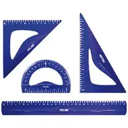 Milan Geometry Set Blue
