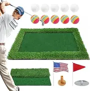 Floating Golf Green for Pool,Floating Golf Putting Turf Game Set - Practice Hitting Mat for for Swimming Pool, Training Activities for Improving Skills