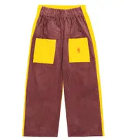 [The Animals Observatory] The Animals Observatory Emu colorblocked corduroy pants Y 10 yellow
