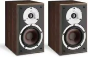 DALI Bookshelf speakers 130mm woofer SPEKTOR2 walnut, pair of 2 New