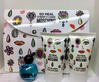 在飛比找Yahoo!奇摩拍賣優惠-MOSCHINO SO REAL 女性淡香水3入小禮盒小香水