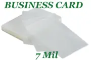 1000 Business Card 7 Mil Laminating Pouches Laminator 2-1/4 x 3-3/4 X-Clear