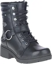 Harley-Davidson Women's Tegan 6" Harness Motorcycle Boot, Black, 5