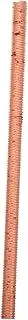 Copper Metric Thread Stud Bolt Full Threaded Rods Copper Round Rod Lathe Bar Stock for DIY Craft