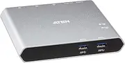 Aten 2-Port USB-C Gen 1 Dock Switch with Power Pass-Through