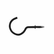 Everhang 28mm Black Cup Hook - 10 Pack