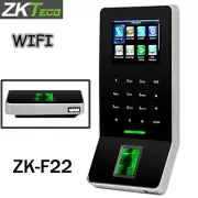 ZK F22 WIFI TCP/IP RFID Card Time Clock Attendance System Biometric Fingerprint
