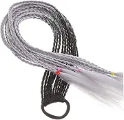 LOORGVEL Braided Synthetic Hairpieces for Soft Lightweight Ponytail Extensions for Cosplay and Daily Wear No Shedding Hair Decoration