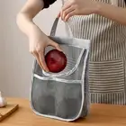 Hanging Mesh Storage Bag Mesh Garlic Net Bag Net Produce Container
