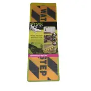 (Set of 2) 5.9 in. x 19.7 in. Watch Your Step Anti-Slip Self Adhesive Grit Step