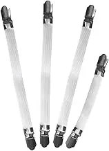 jojofuny Reusable Ironing Board Cover Clips 4pcs Bed Sheet Tablecloth Fasteners