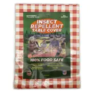 Sorbco Insect Bug Repellent Outdoor BBQ/Picnic Dine Table Cover/Cloth 132x229cm