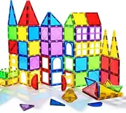 Magnetic Blocks - Magnetic Toys for Toddlers Kids Magnetic Building Blocks Preschool Magnet Set Magnetic Stem Toys 70 Pieces