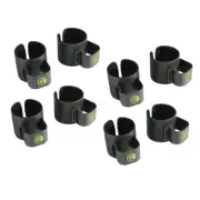 4x 2pc Gravity BLK SACC35B Speaker Pole Cable Plastic Clips For 35mm Stand/Tube