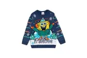 SpongeBob SquarePants Childrens/Kids Let It Snow Knitted Jumper (Multicoloured) - UTNS7256