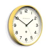 Newgate Number Three Echo Clock Silicone Yellow