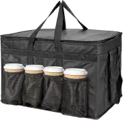 XXXL Insulated Cooler Bag Reusable Grocery Shopping Bag with Zipper Closure,Keep