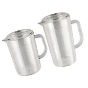 Water Pitcher Cold Water Container with Lid for Juice Beverage Refrigerator