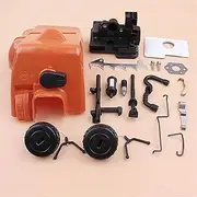 Top Cover Shroud Air Filter Fuel Oil Hose Cap Kit Fit for STIHL MS180 MS170 018 017 Chainsaw Felling Dog Choke Throttle Shaft Rod