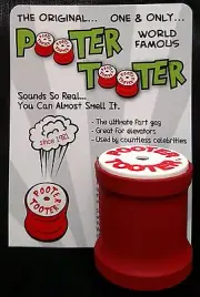 The Original Pooter Tooter $17.00 The Ulimate Fart Machine. Sounds so real...