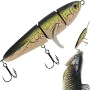 Bass Bait Freshwater Bass Fishing Lures | Realistic Fishing Lures Floating Bass Lures - 23g Artificial Fishing Lure Pencil Fishing Lure for Sea Lake Pond Fishing