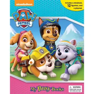 現貨 全新 My Busy Books 汪汪隊立大功 Paw Patrol 互動玩偶公仔童書