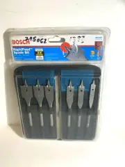Bosch 6 peice Rapidfeed Spade Bit Set W/ Soft Case