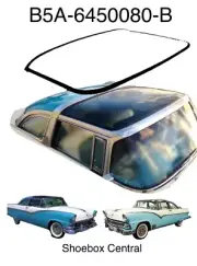 1955 1956 Ford Crown Victoria Glass Top Rubber Seal Weatherstripping (for: Ford)