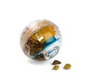 Pet Zone IQ Treat Ball - Adjustable Dog Treat Dog Ball & Treat Dispensing